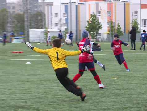 В Калуге маленькие футболисты принимают участие в этапе первенства 