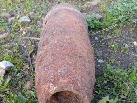 Артиллерийский снаряд нашли на окраине Калуги
