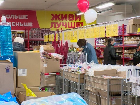 В центре поселка Товарково открылся крупный сетевой магазин