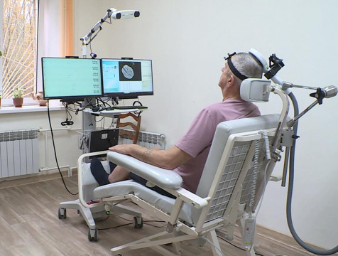 В Калужской областной клинической больнице для восстановления пациентов используется метод транскраниальной магнитной стимуляции