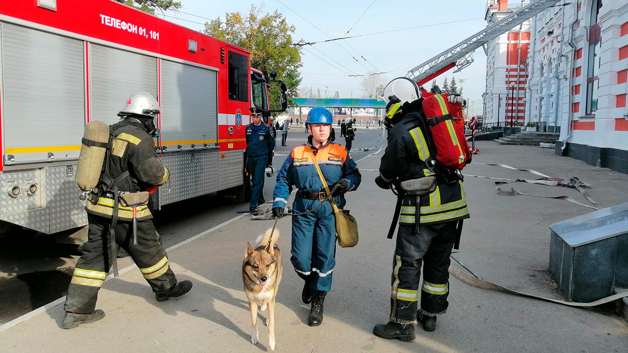 На железнодорожном вокзале «Калуга-1» ликвидировали последствия «взрыва»