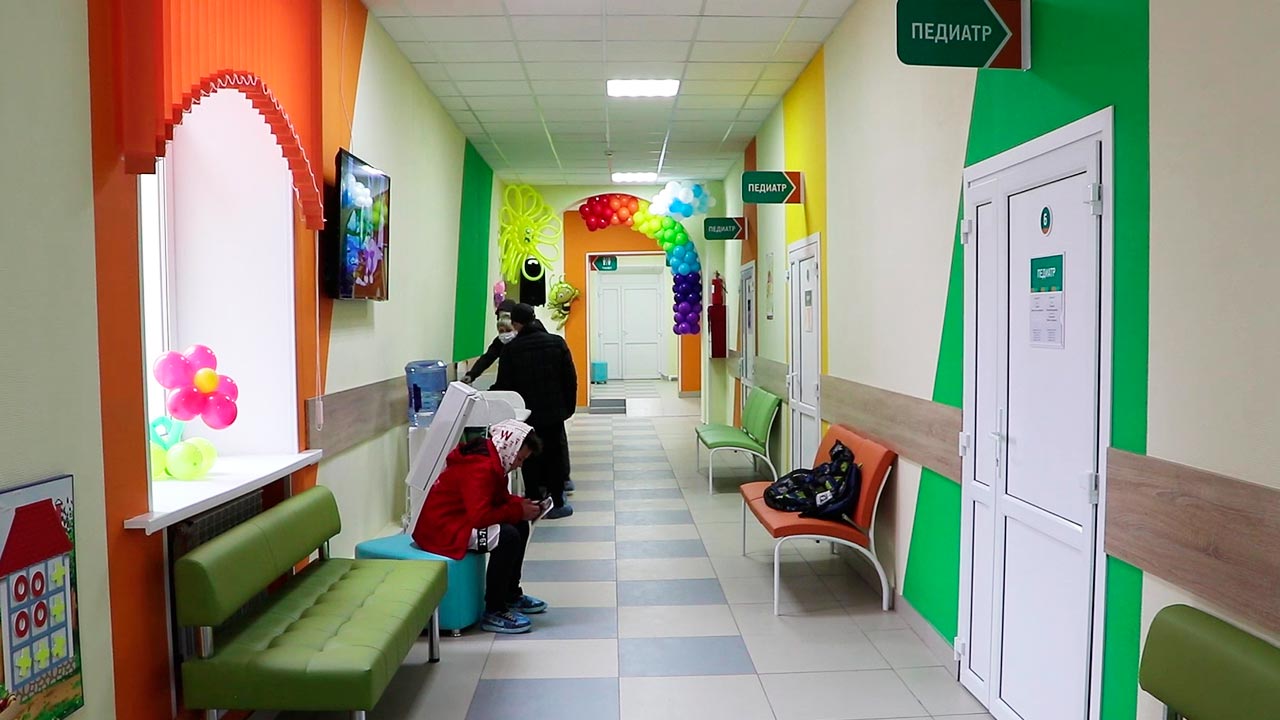 В Щекино ремонтируют детскую поликлинику