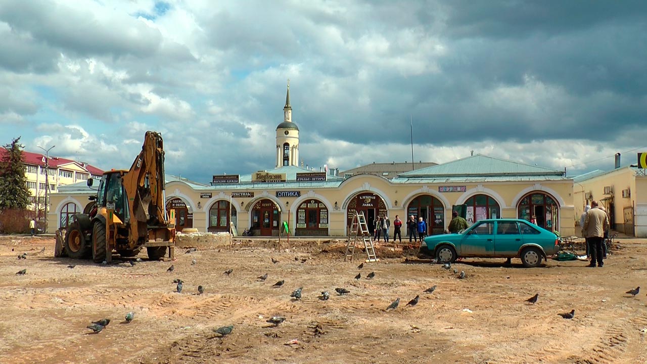 Человеческие останки нашли при реконструкции главной площади Боровска