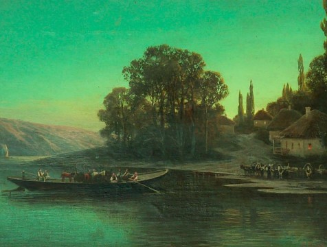 Картину «Ночной пейзаж» Петра Суходольского можно увидеть в калужском музее искусств
