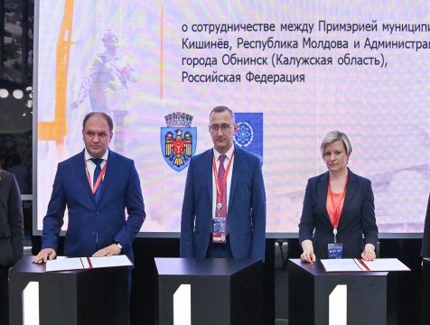 Обнинск и Кишинёв подписали соглашение о сотрудничестве