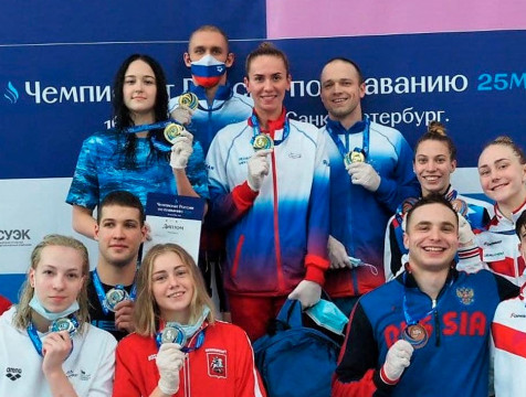 Пловцы Обнинска снова взяли «золото» на Чемпионате России