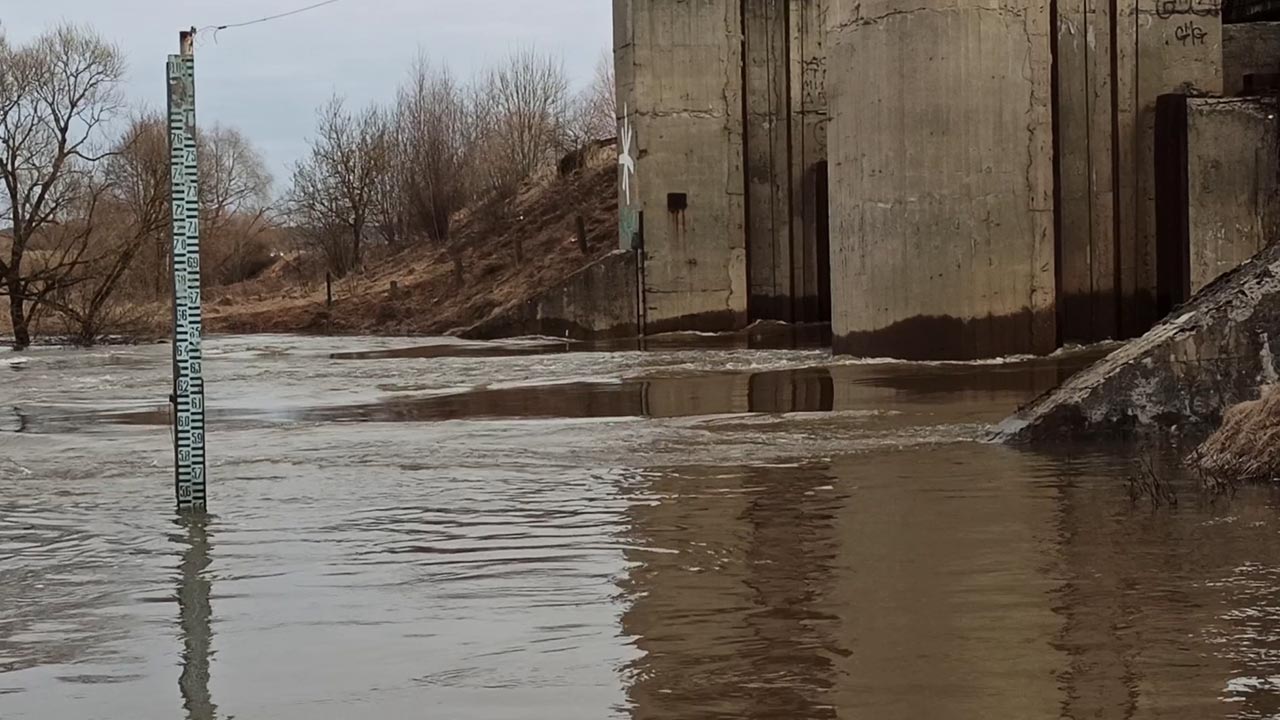 Понижение уровня воды в оке