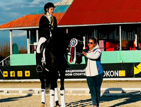 Калужанка завоевала бронзовую медаль Первенства России по выездке
