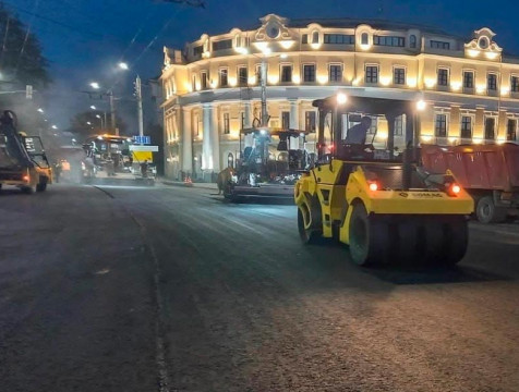 Ремонт дороги на Старом Торге закончат на выходных