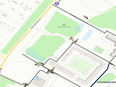 Схему движения на улице Калужского Ополчения изменили из-за ремонта северного въезда