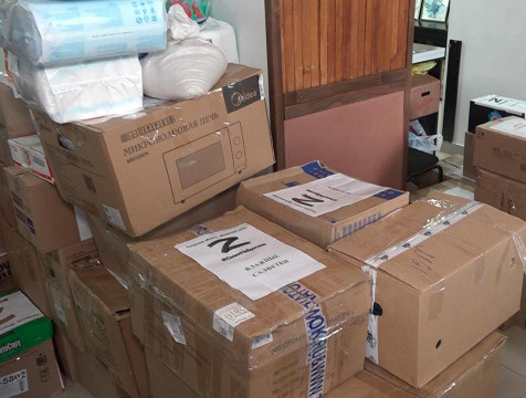 Около ста тонн гуманитарной помощи жителям Донбасса отправили из Калужской области