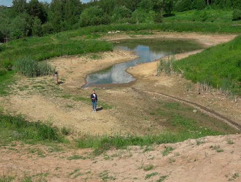 Алешкин пруд в форме сердца погубили канализационные стоки