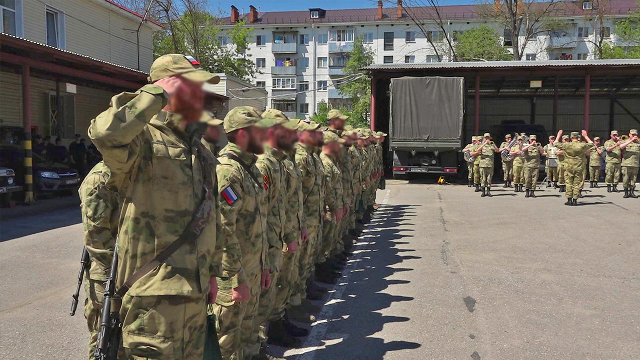 Калужский ОМОН в полном составе вернулся с Украины