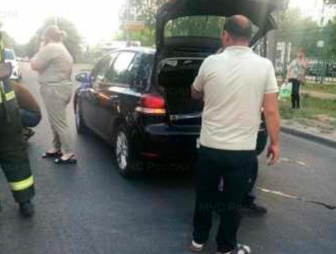 Ребенка сбили на пешеходном переходе в Калуге