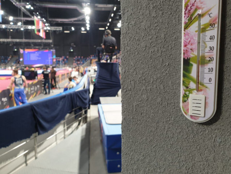 Систему кондиционирования во Дворце спорта починили