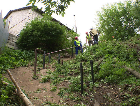 Улицу Семеново городище соединят с Яченской набережной новой лестницей
