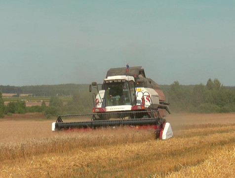 Более 40 тысяч тонн зерна собрали аграрии в Калужской области