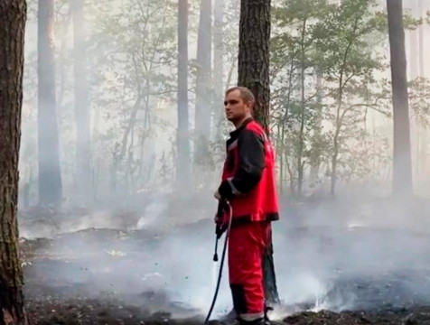 Третий пожар потушили в калужских лесах