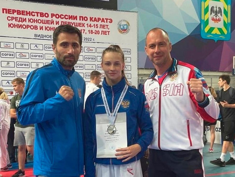 Людиновская каратистка стала серебряным призером первенства России