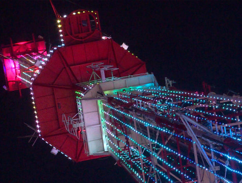 Художественная подсветка телебашни украсит Калугу в День города