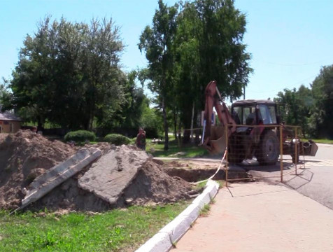 Заменены теплосети на магистрали микрорайона Победы в Сосенском