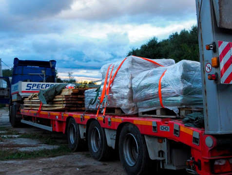 Стройматериалы для колледжа в Первомайске отправили калужане