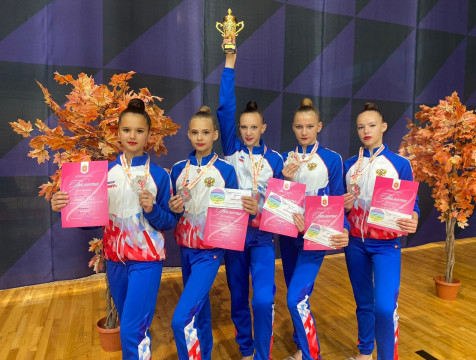 Обнинские гимнастки стали серебряными призёрами турнира 