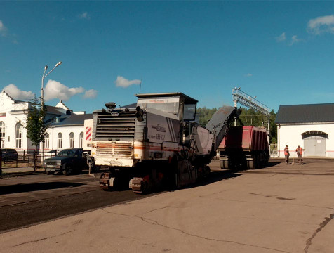 Ремонт дороги на улице Привокзальной в Калуге завершат до 1 ноября