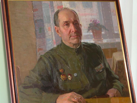 Портрет ветерана представили в Калужском музее изобразительных искусств