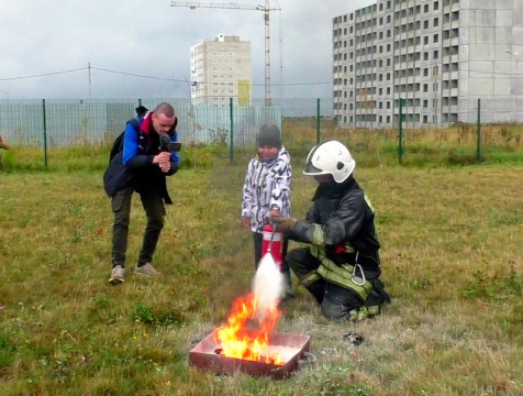 Калужские школьники отработали план пожарной эвакуации