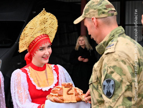 Калужские росгвардейцы вернулись из служебной командировки на Украину в полном составе