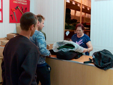 Сергей Кузьменков: призванных на службу обеспечат всем необходимым снаряжением