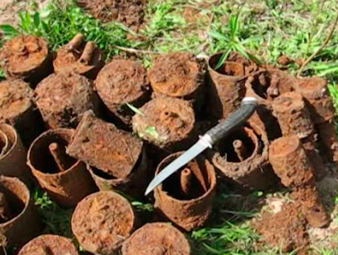 Более 2 тысяч неразорвавшихся снарядов находят в Калужской области за год