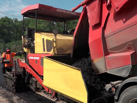 Объездные дороги на Северном въезде Калуги отсыпят асфальтовой крошкой