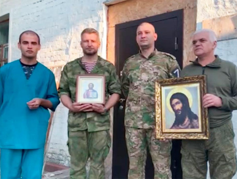 Иконы от жительницы Калужской области привезли солдатам СВО