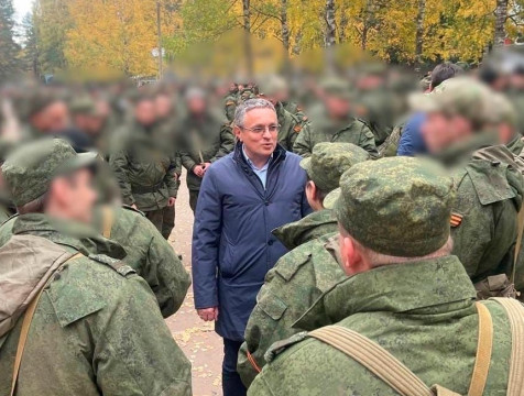 Мобилизованные калужане довольны питанием в учебном центре в Ногинске