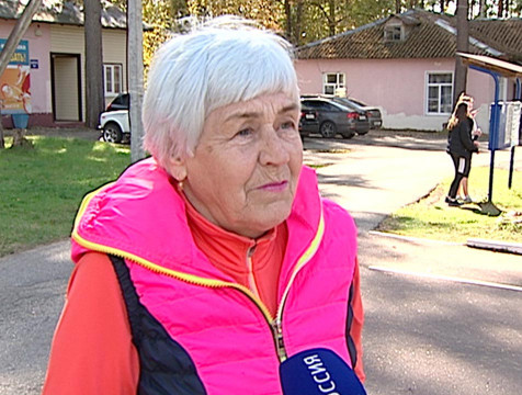 Валентина Лукашеня из Калуги стала чемпионкой многоборья ГТО на спартакиаде пенсионеров