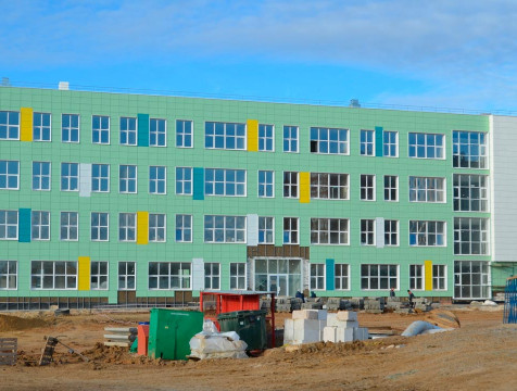 Строительство новой школы на 1300 мест в Калуге завершается