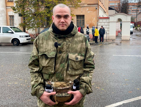 Потомок Мелитона Кантарии отправился на фронт