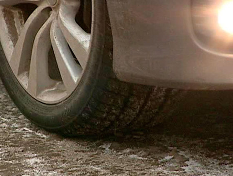 Калужанам посоветовали поменять шины до прихода заморозков