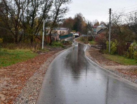 Две дороги заасфальтировали в Бабынино