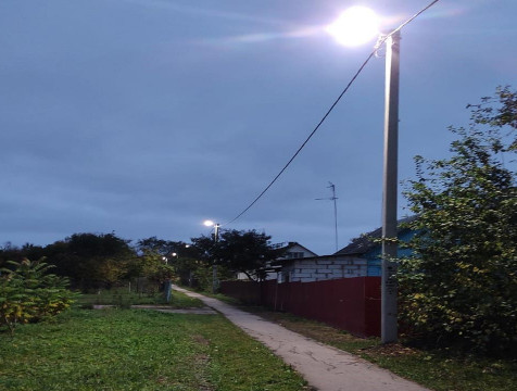 На нескольких калужских улицах обновили освещение