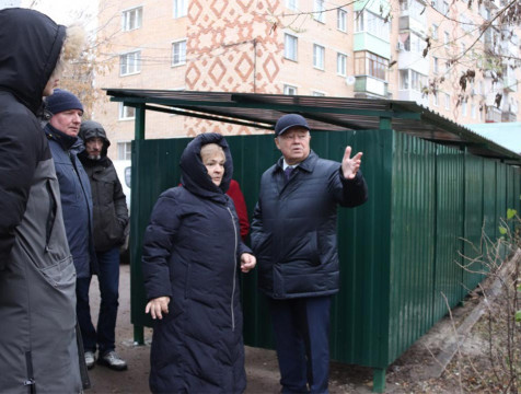 Крытую контейнерную площадку обустроили во дворе дома №92б по улице Кирова в Калуге