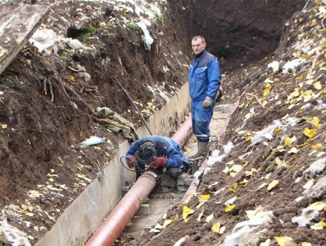 Около 600 метров теплотрассы заменят калужские специалисты в подшефном Первомайске
