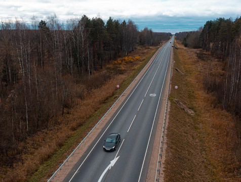 Участок федеральной трассы А130 отремонтировали в Калужской области
