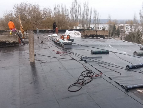 Калужане продолжают восстанавливать разрушенный Первомайск