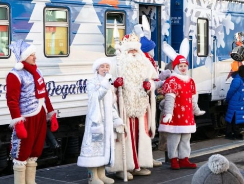 Поезд Деда Мороза приедет в Калугу 23 декабря