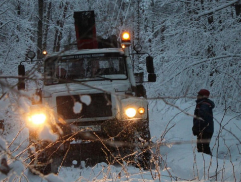 Подача электричества в Калужской области полностью восстановлена после ледяного дождя
