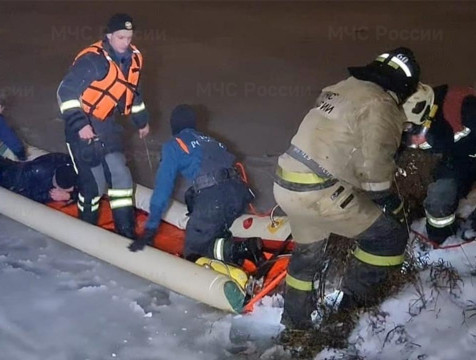 Провалившегося под лед мужчину спасли в Обнинске
