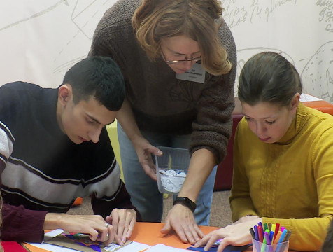 Для детей с особенностями развития провели занятие в калужском музее космонавтики